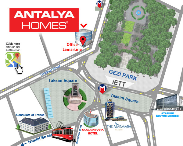 Antalya Homes Carte de localisation Où se trouve Antalya Homes?