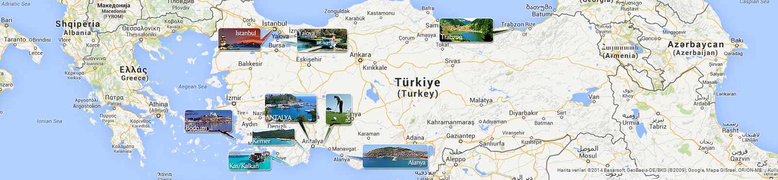 EMPLACEMENTS POPULAIRES D’IMMOBILIER EN TURQUIE